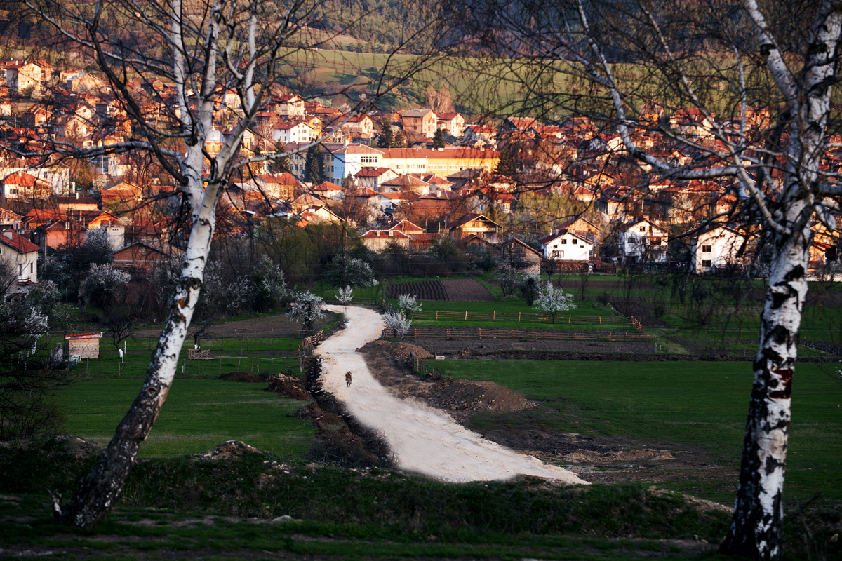 Панорама на село Дорково